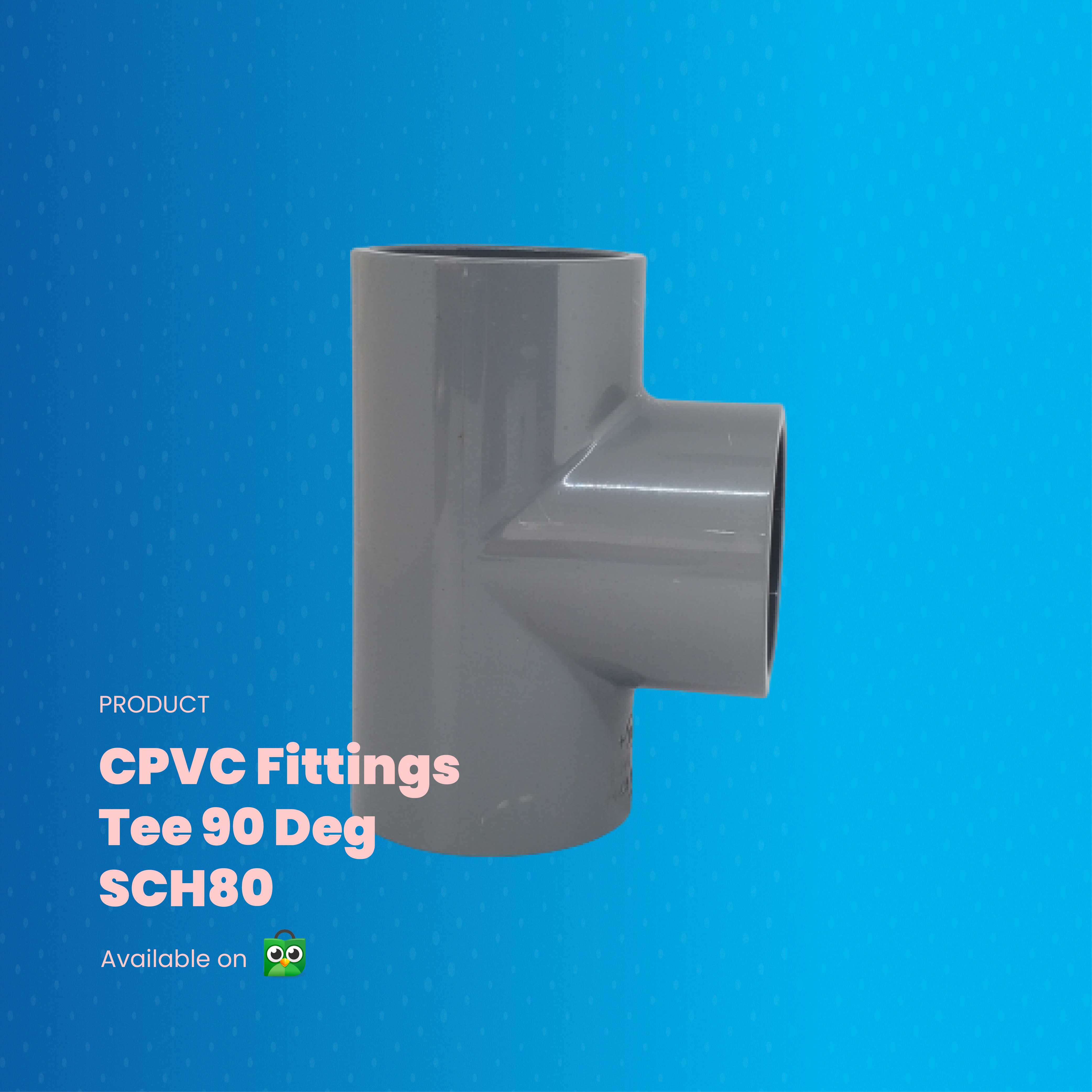 CPVC Tee 90 SCH80 Samiplast