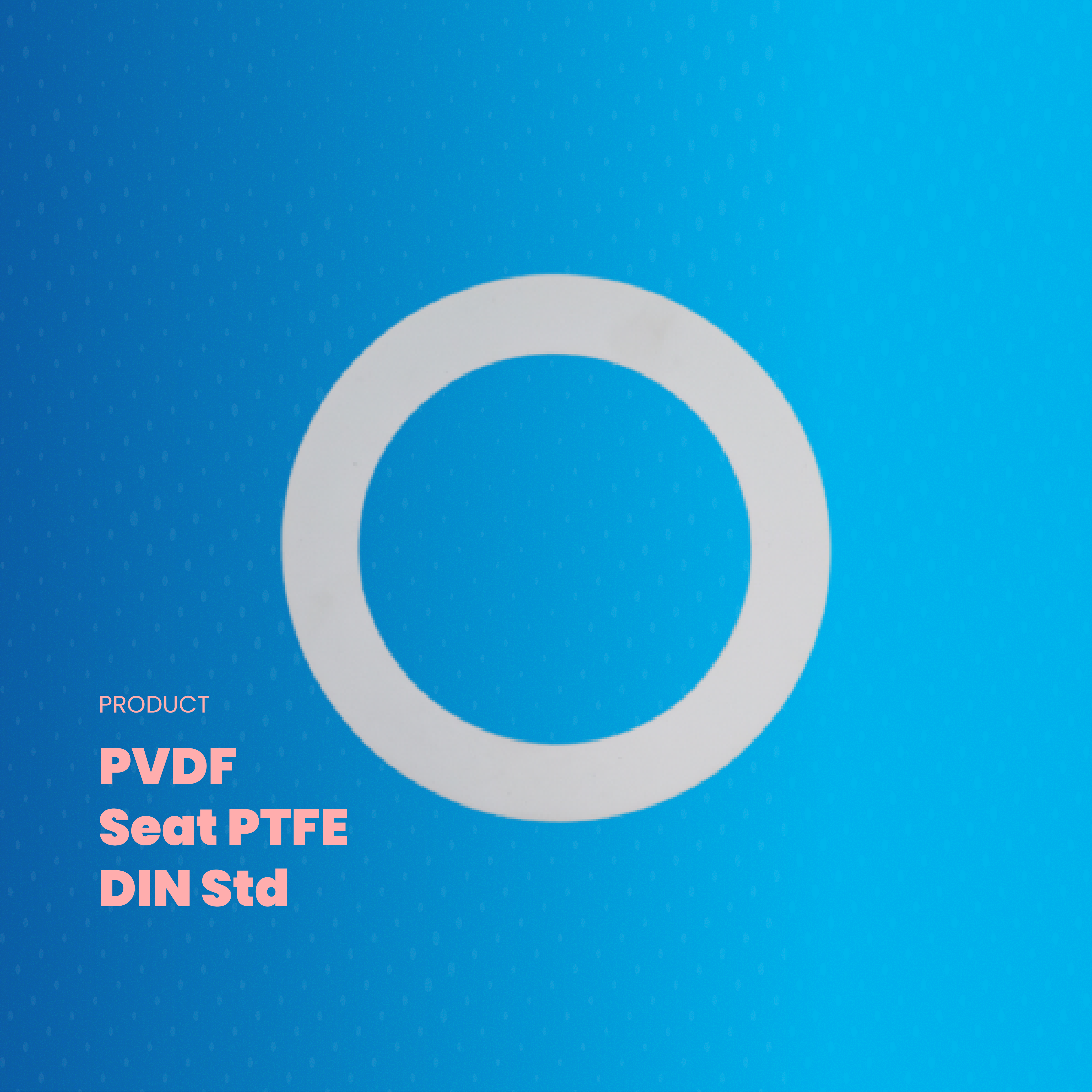 PVDF Seat PTFE DIN Std Samiplast