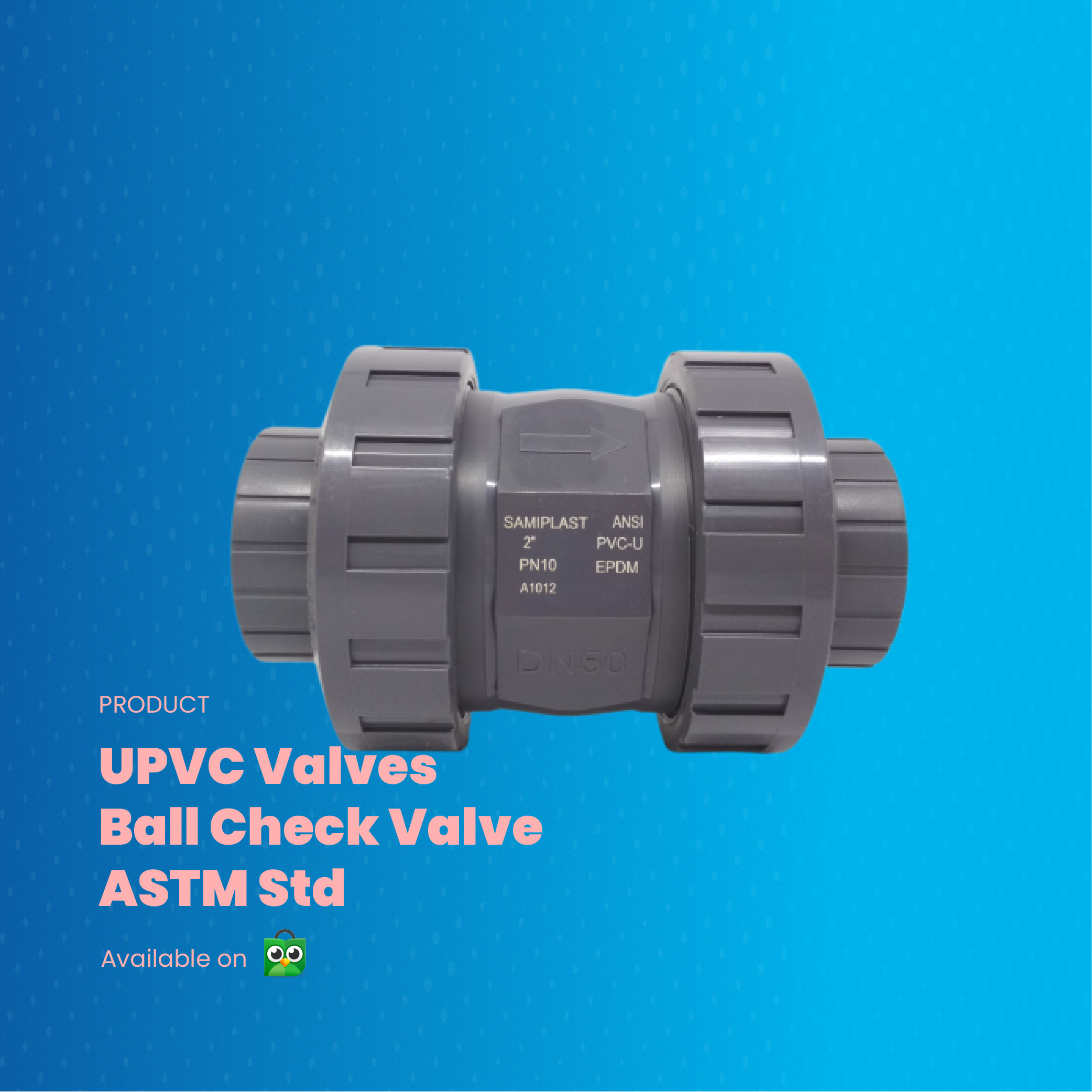 UPVC Ball Check Valve