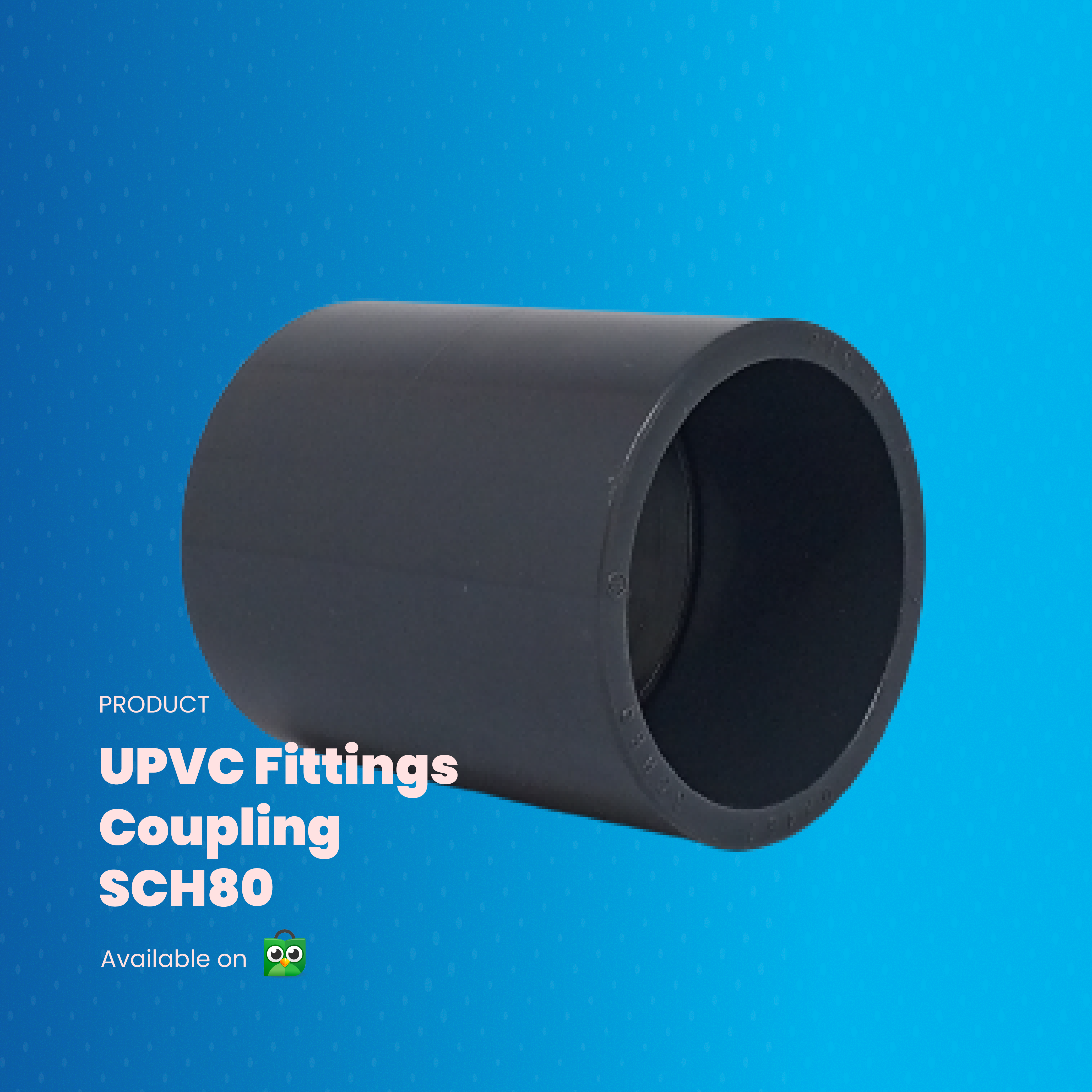 UPVC Coupling SCH80