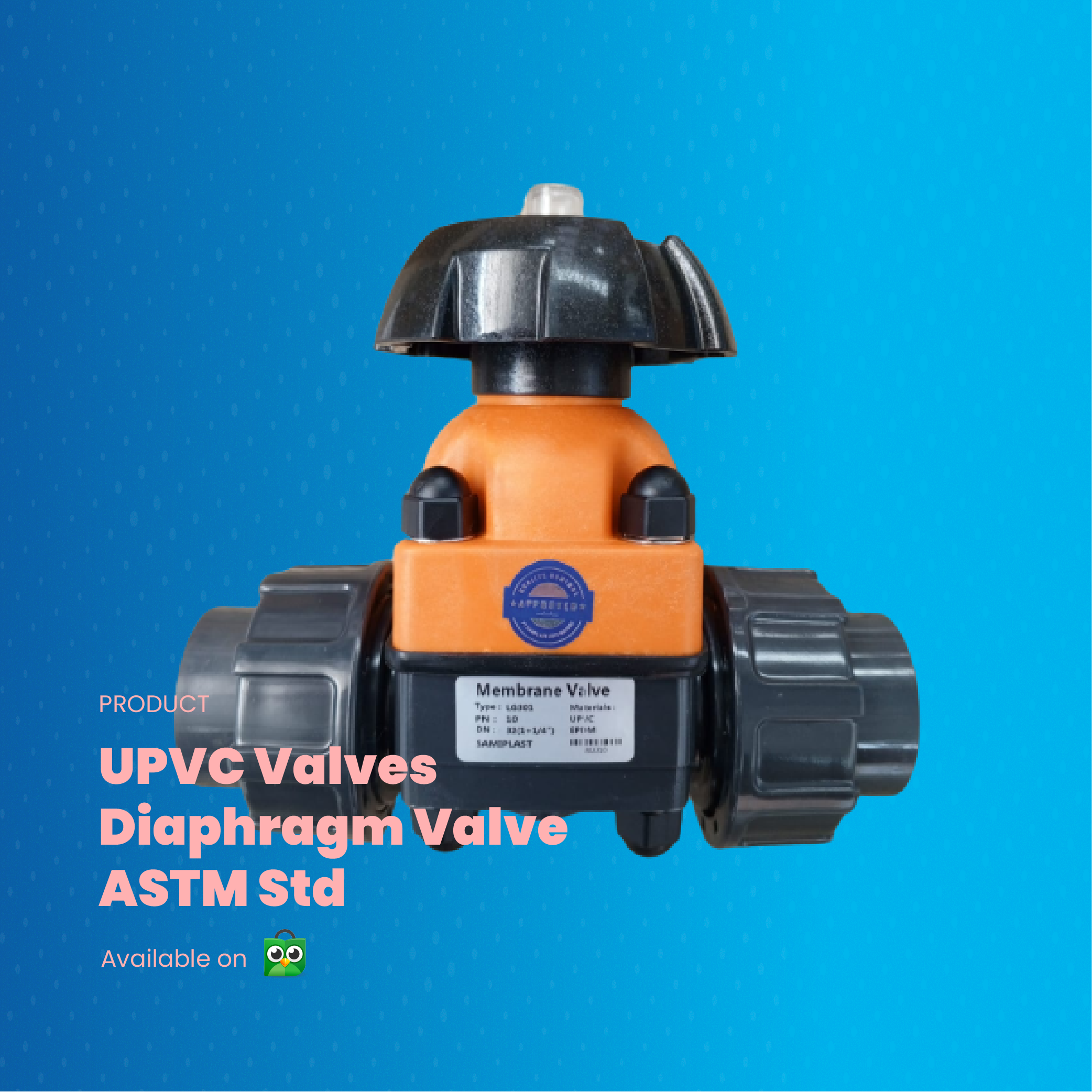 UPVC Diaphragm Valve 