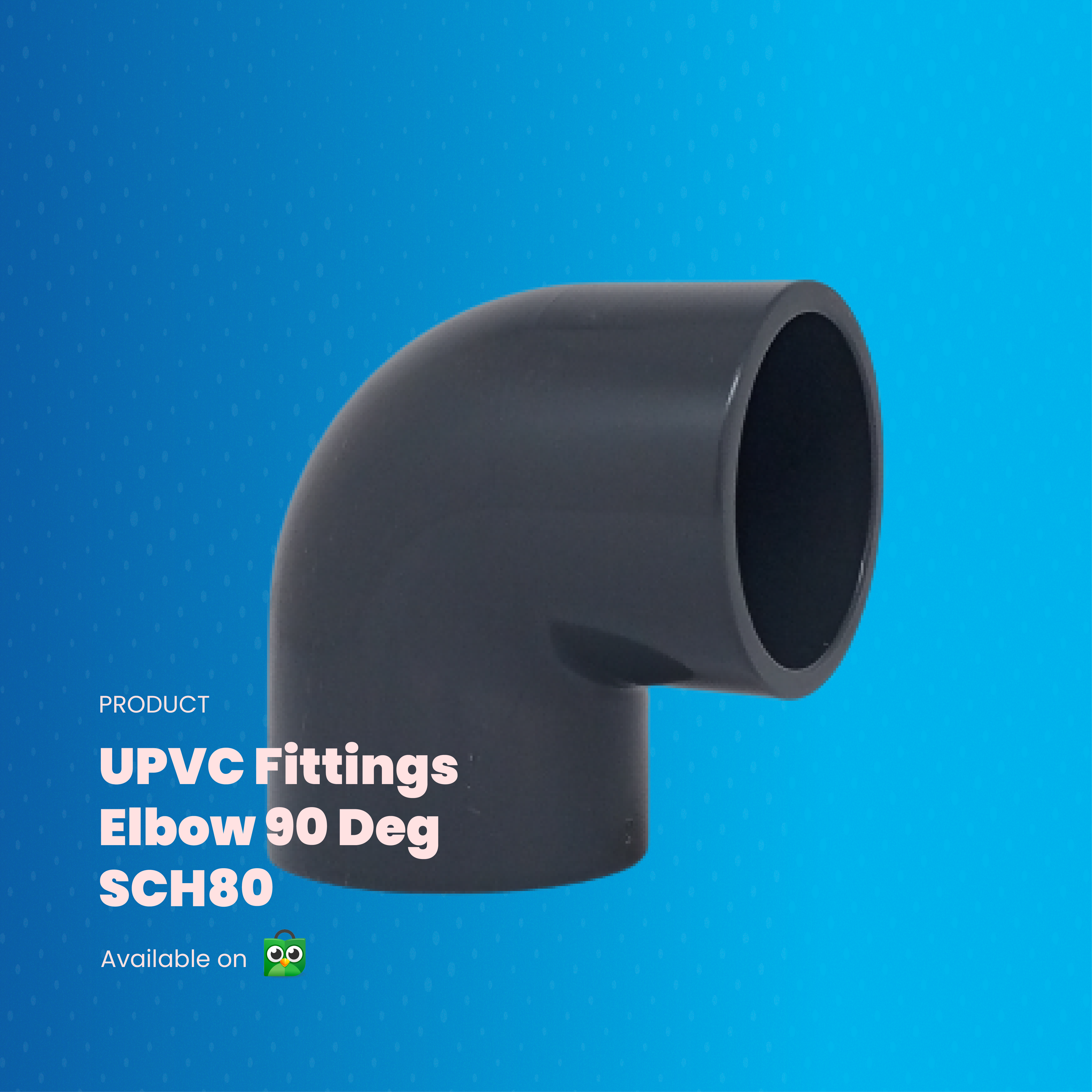 UPVC Elbow 90 SCH80