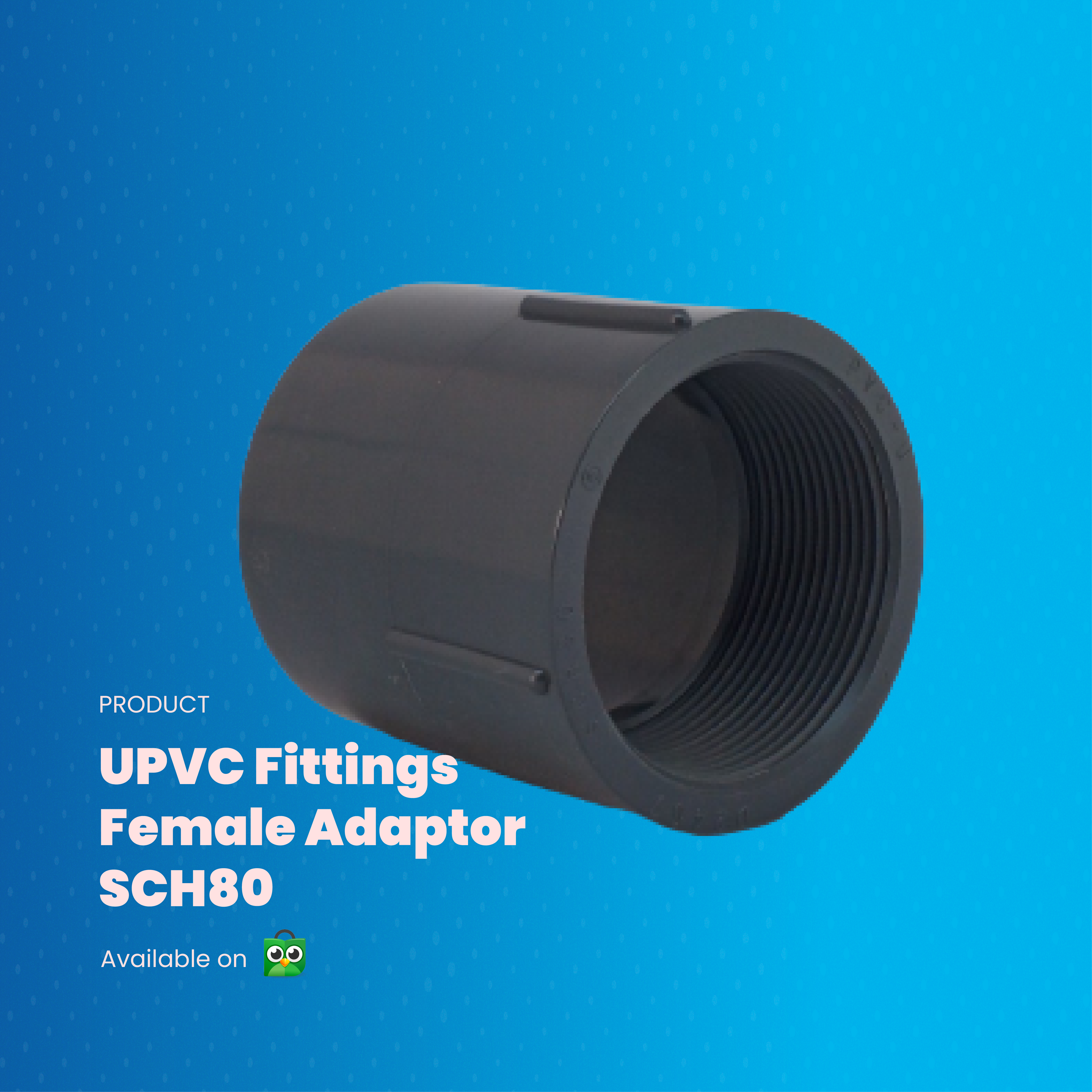 UPVC Female Adaptor SCH80