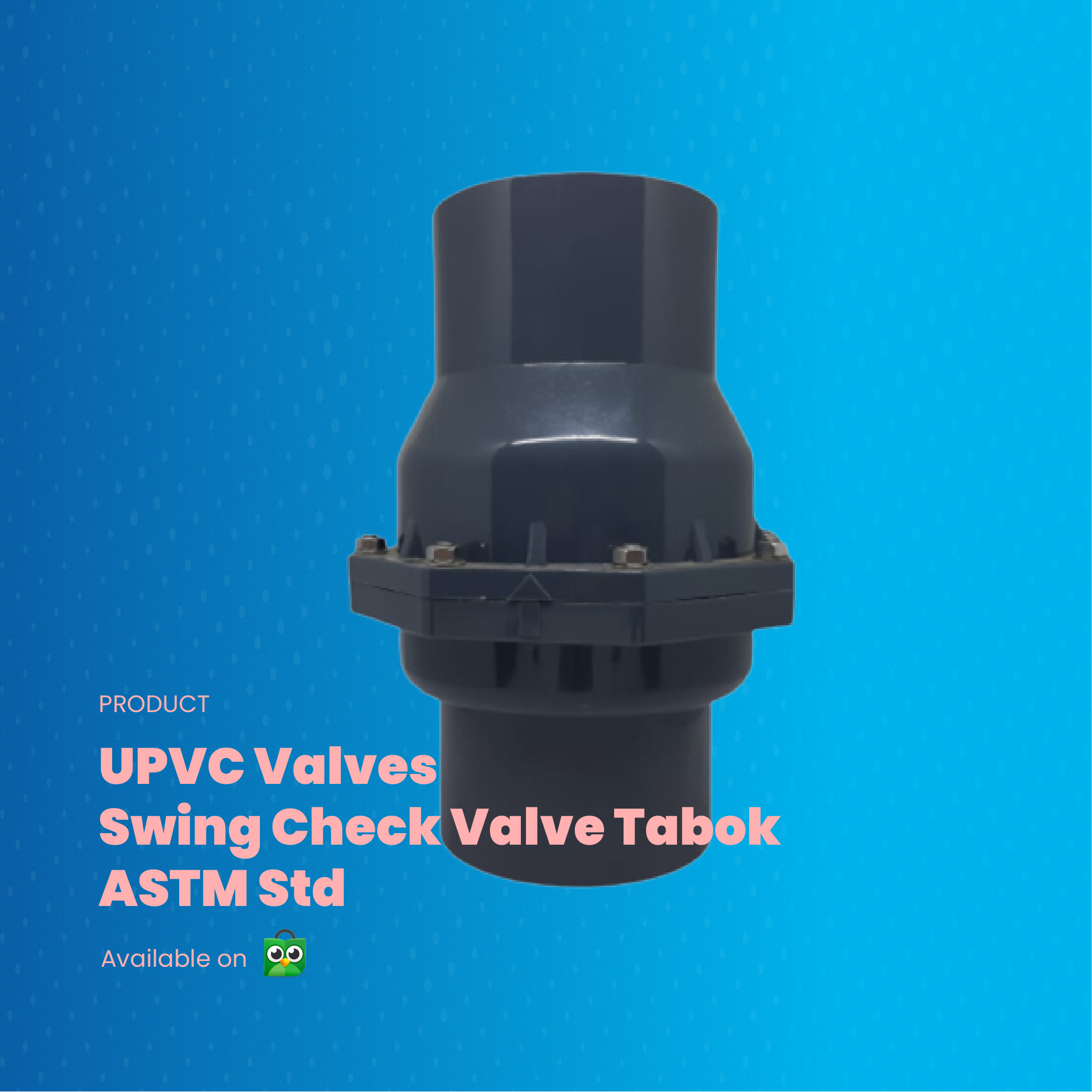 UPVC Swing Check Valve Tabok