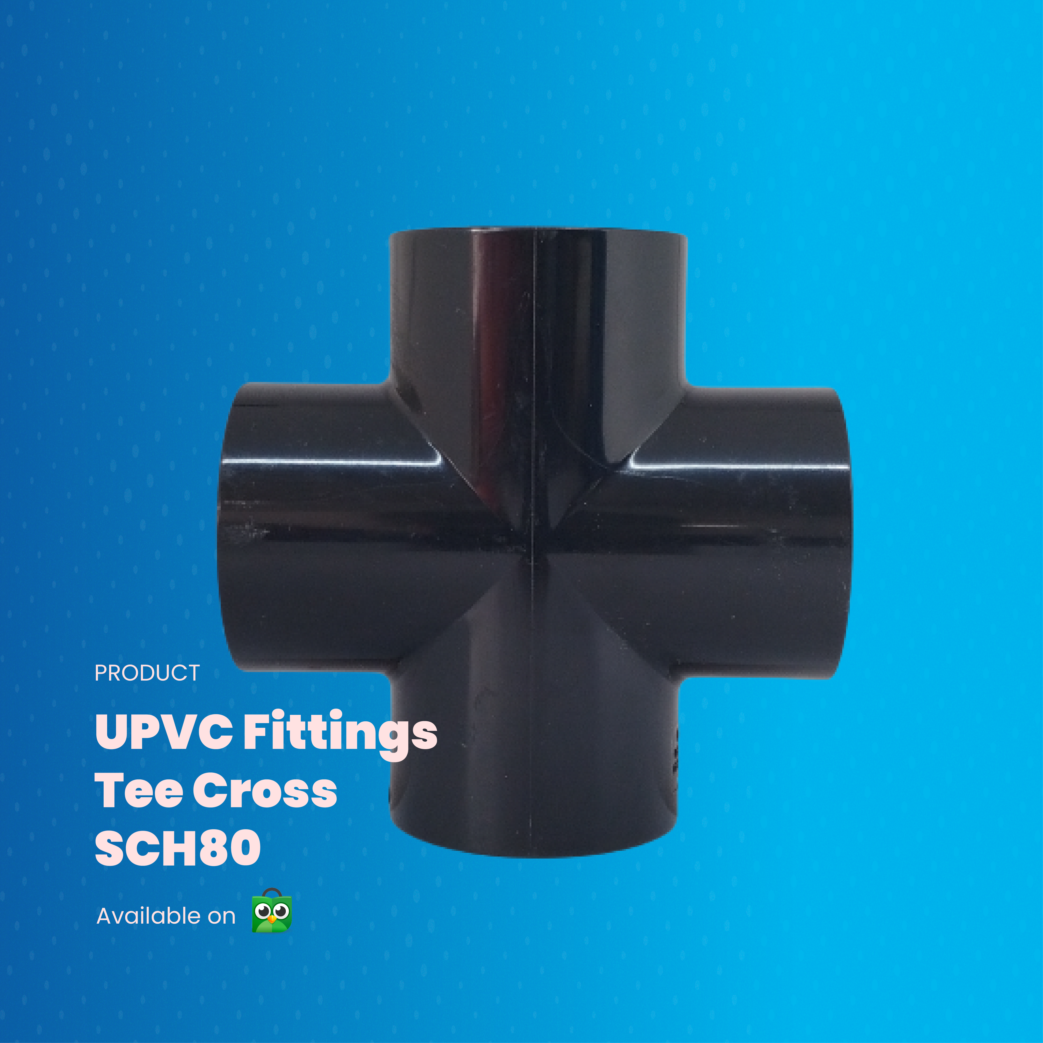 UPVC Tee Cross SCH80