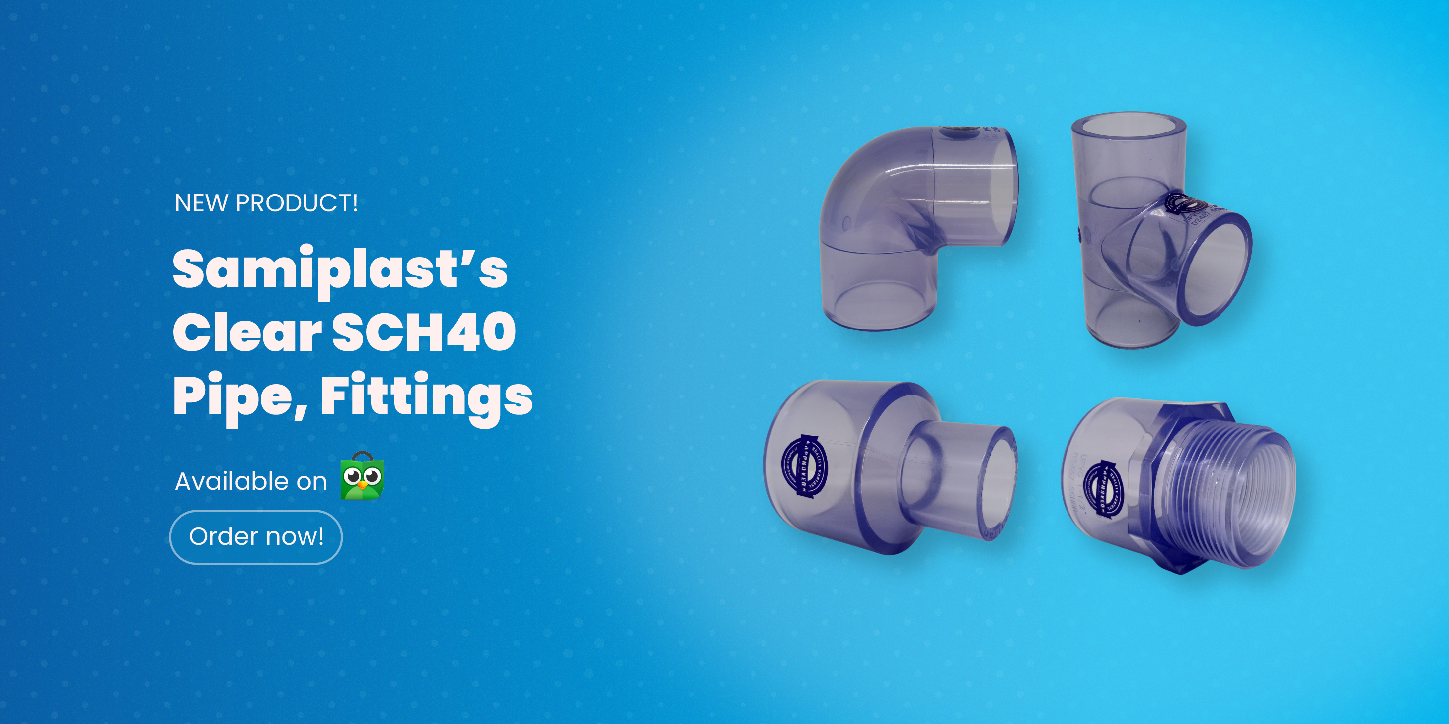 PVC Clear Pipe Fitting